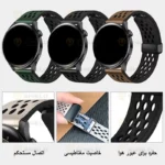 بند آلتیمیت شیلد مدل Dot Leather Magnet TW مناسب برای ساعت هوشمند گلوریمی GX Sport 22mm - Image 4