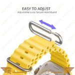 بند هاپلایت مدل Ocean مناسب برای ساعت هوشمند هاینو تکو T94 Ultra Max - Image 18