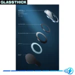 محافظ لنز دوربین گلستیک مدل Ring Metal مناسب برای گوشی موبایل اپل Iphone 13 Pro / 13 Pro Max - Image 3