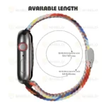 بند آلتیمیت شیلد مدل Braided GK مناسب برای اپل واچ 44 میلی متری سری SE 3 - Image 9