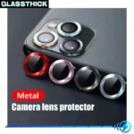 محافظ لنز دوربین گلستیک مدل Ring Metal مناسب برای گوشی موبایل اپل Iphone 13 Pro / 13 Pro Max - Image 2