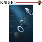 محافظ لنز دوربین نایت مدل Ring Metal مناسب برای گوشی موبایل اپل Iphone 13 / 13 Mini - Image 3