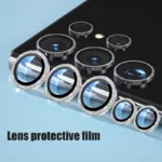 محافظ لنز دوربین رینگی هاپلایت مدل Glittery HL مناسب برای گوشی موبایل سامسونگ Galaxy S23 Ultra - Image 4