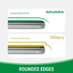 محافظ صفحه نمایش آکوآرا مدل ECO efl2 مناسب برای گوشی موبایل سامسونگ Galaxy A02S / F12 / F23 5G مجموعه دو عددی - Image 4