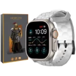 بند هاپلایت مدل Rhombus Silver HL مناسب برای ساعت هوشمند گرین لاین Ultra 49 میلیمتری