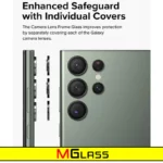 محافظ لنز دوربین ام‌گلس مدل Ring Metal مناسب برای گوشی موبایل سامسونگ Galaxy S22 Ultra - Image 4