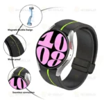 بند آلتیمیت شیلد مدل Green Line مناسب برای ساعت هوشمند سامسونگ Galaxy Watch FE 40mm - Image 5