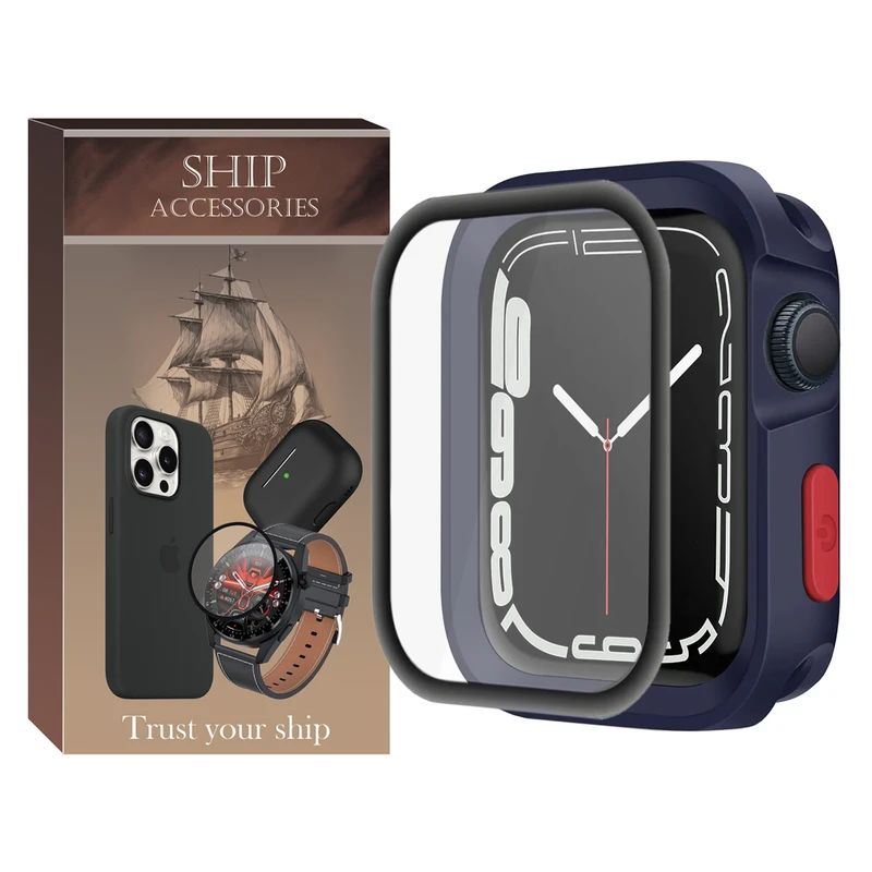 c87c8875e11b762161a6acdbe6dd9a3099933f91_1732194560.webp کاور شیپ مدل Armor Shield SH مناسب برای اپل واچ سری 7/8/9 سایز 45 میلی متری به همراه محافظ صفحه نمایش - Image 1