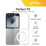 کاور اسپریگ مدل Clear Magsafe مناسب برای گوشی موبایل سامسونگ Galaxy Z Flip 7 - Image 3