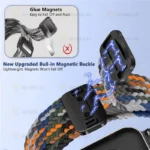 بند آلتیمیت شیلد مدل Braided Magsolo NV8 مناسب برای ساعت هوشمند سامسونگ Galaxy Watch 8 44mm - Image 4