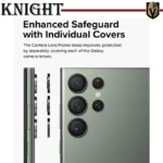 محافظ لنز دوربین نایت مدل Ring Metal مناسب برای گوشی موبایل سامسونگ Galaxy S22 Ultra - Image 4