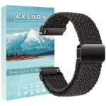 بند آکوآرا مدل Woven MG Stars AK مناسب برای ساعت هوشمند گلوریمی M2 Max LTD  22mm