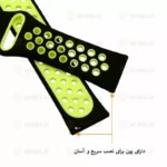 بند آلتیمیت شیلد مدل NK_SIC TW مناسب برای ساعت هوشمند گلوریمی GX Sport 22mm - Image 6