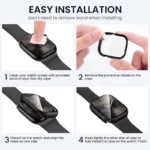 کاور شیپ مدل Guard-GLS SH مناسب برای اپل واچ سری 1/2/3 سایز 38 میلی متری به همراه محافظ صفحه نمایش - Image 16