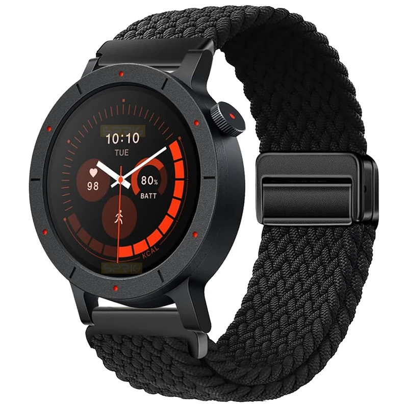 ced9cb9cbbe57c73ea2e9d14176413ffb94c4bb3_1757334772.webp بند اسپریگ مدل Braided Solo magnet TW مناسب برای ساعت هوشمند ناتینگ سایز mm 22 سری CMF Watch Pro 3 - Image 1