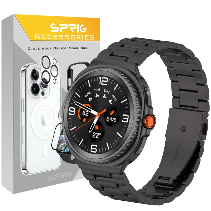 cf465fb9dcd8a1c64673f5053b3be140833fa6cc_1756212555.webp بند اسپریگ مدل 3bead W8 مناسب برای ساعت هوشمند سامسونگ Galaxy Watch 8 40mm / 8 44mm / 8 Classic 46mm - Image 1