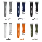 بند شیپ مدل Silicone AP SH مناسب برای اپل واچ سری Se/1/2/3/4/5/6/7/8/9/Ultra/Ultra2 سایز 42/44/45/49mm - Image 2