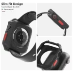 بند اسپریگ مدل Hexa Spig مناسب برای اپل واچ سایز 45 میلی متری سری 7 به همراه کاور - Image 11