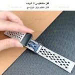 بند آلتیمیت شیلد مدل Dot Leather Magnet TW مناسب برای ساعت هوشمند گلوریمی GX Sport 22mm - Image 5