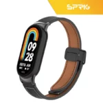 بند اسپریگ مدل Leather magnet مناسب برای ساعت هوشمند شیائومی Mi band 8/9 - Image 6