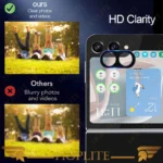 محافظ لنز دوربین هاپلایت مدل 3D-HL مناسب برای گوشی موبایل سامسونگ Galaxy Z Flip 5 - Image 3