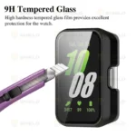 بند آلتیمیت شیلد مدل Silicone GK GRD BK مناسب برای ساعت هوشمند سامسونگ Galaxy FIT 3 30mm به همراه کاور - Image 11