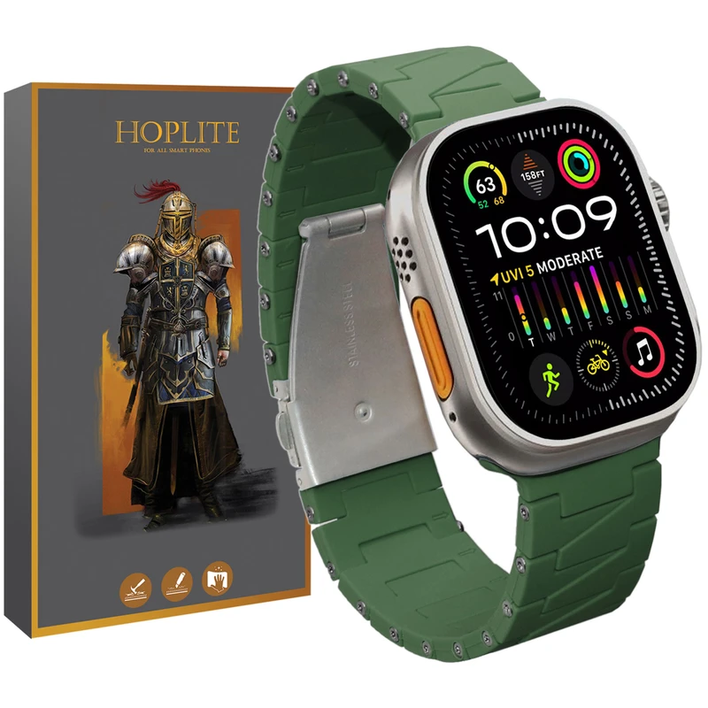 ee9200ed9a6966fdac3803fb1355163b5e74290b_1735195813.webp بند هاپلایت مدل Silicone Bead HL مناسب برای اپل واچ Ultra / Ultra 2 49mm - Image 1