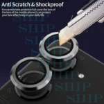 محافظ لنز دوربین شیپ مدل Ring-Metal-SH مناسب برای گوشی موبایل ناتینگ Phone 1 - Image 5