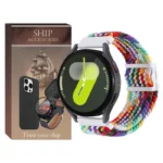 بند شیپ مدل Braided Magnet SH مناسب برای ساعت هوشمند سامسونگ Galaxy Watch 4/5/6/7/FE سایز 40/43/44/46/47 میلی متری
