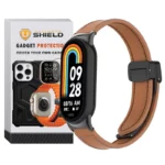 بند آلتیمیت شیلد مدل Leather MGN مناسب برای ساعت هوشمند شیائومی  Mi Band 9 12mm