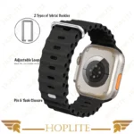 بند هاپلایت مدل Ocean مناسب برای اپل واچ Series 9 45mm - Image 18