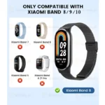 بند آلتیمیت شیلد مدل Milanese GK مناسب برای ساعت هوشمند شیائومی Mi Band 10 12mm - Image 10