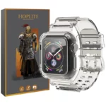 بند هاپلایت مدل Transparent Shock HL مناسب برای اپل واچ سری Se/1/2/3/4/5/6/7/8/9 سایز 42/44/45 میلی متری