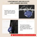 کاور آلتیمیت شیلد مدل Silicone UL مناسب برای کیس هدفون بی‌سیم انکر Liberty 4 Pro - Image 7