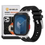 بند آلتیمیت شیلد مدل Stylish Rugged مناسب برای اپل واچ 45 میلی متری سری 8/9 به همراه کاور