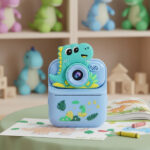 دوربین عکاسی چاپ سریع کودکان مدل Dinosaur - Image 4