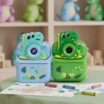 دوربین عکاسی چاپ سریع کودکان مدل Dinosaur - Image 3