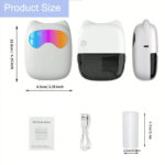 پرینتر حرارتی قابل حمل بلوتوثی Portable Mini Printer - Image 10