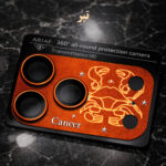 محافظ لنز دوربین فلزی اسپریگ مدل نشان ماه تولد Zodiac Sign مناسب برای گوشی موبایل اپل iPhone 17 Pro Max - Image 9